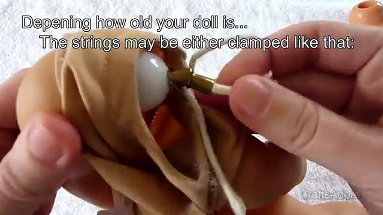 American Girl Doll Restring Limbs Tutorial ~HD PLEASE WATCH IN HD~