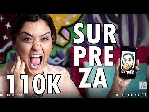 SURPRESA de 110K inscritos. OBRIGADA!