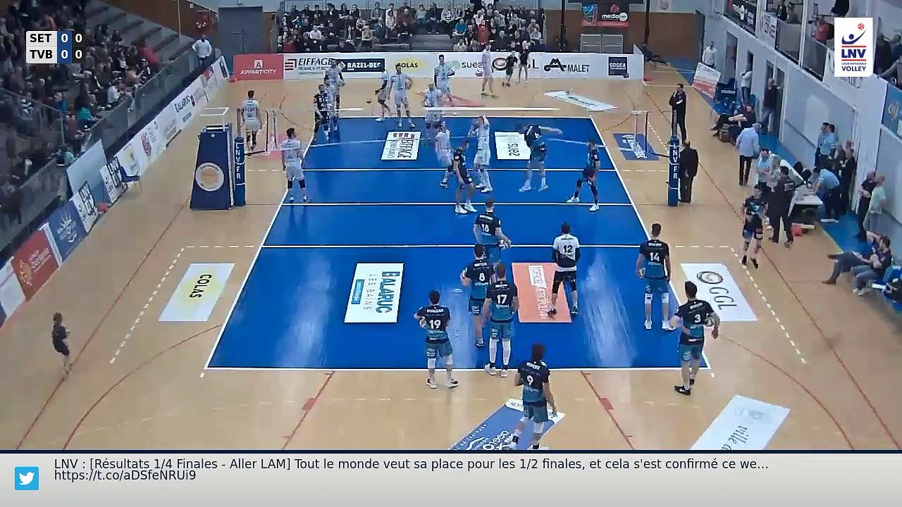 LAM : Sète - Tours (Quart de Finale Retour)