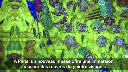 Paris: la peinture de Klimt prend vie en numérique
