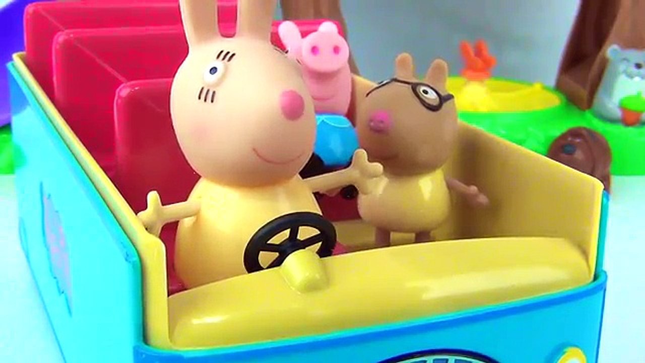 PEPPA PIG School Bus Toy Surprises Playset Toys Unlimited video