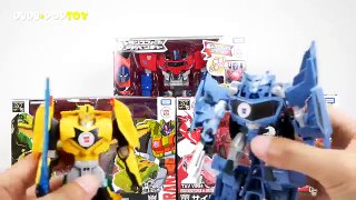 Transfomers : RID! Defeat the dinosaurs! Optimus Prime, Bumblebee, Grimlock! - DuDuPopTOY