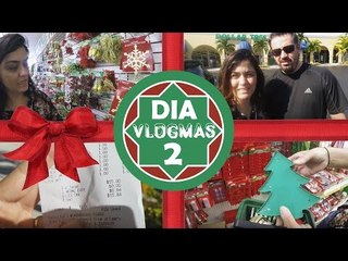 VlogMas Dia2: DECORAÇÃO de NATAL por 1 DÓLAR que VALE A PENA comprar (Dollar Tree) | 2016