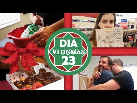 VlogMas Dia23: PERU DE NATAL MOLHADINHO PREPARADO NO BALDE + QTO CUSTA Dunkin' Donuts | 2016