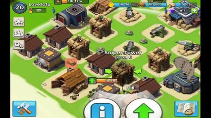 Boom Beach - Fastest way to level and get wood and stone