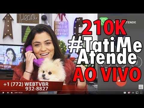 [AO VIVO] #TatiMeAtende 210K | ATENDENDO LIGAÇÕES DOS INSCRITOS