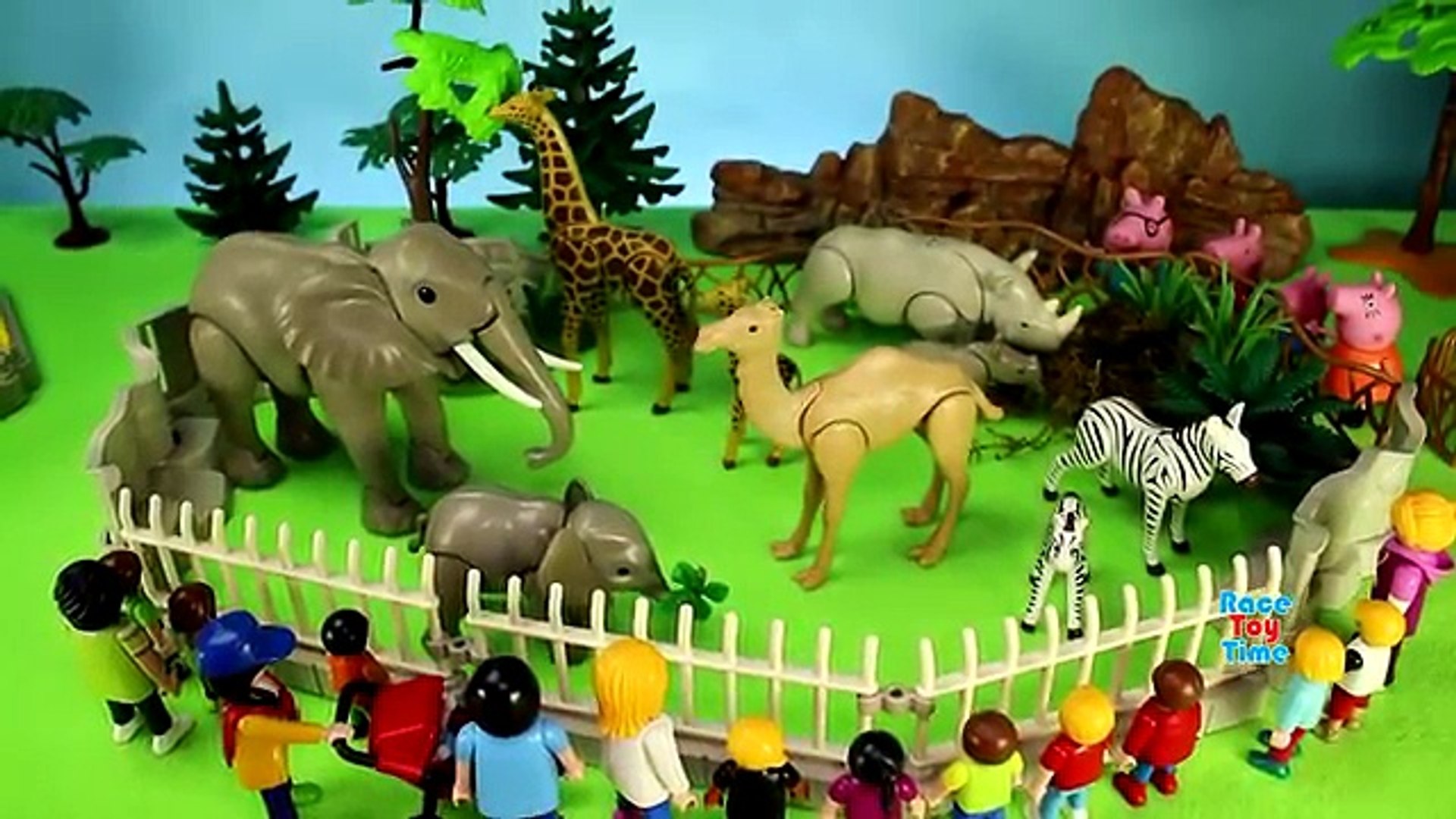 School Bus Ride Trip to Playmobil Zoo Wild Animals Toys For Kids - video  Dailymotion