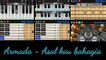 Armada - Asal kau bahagia (Android app) aransemen Perfect Piano, Real Bass, Real Guitar, & Real Drum