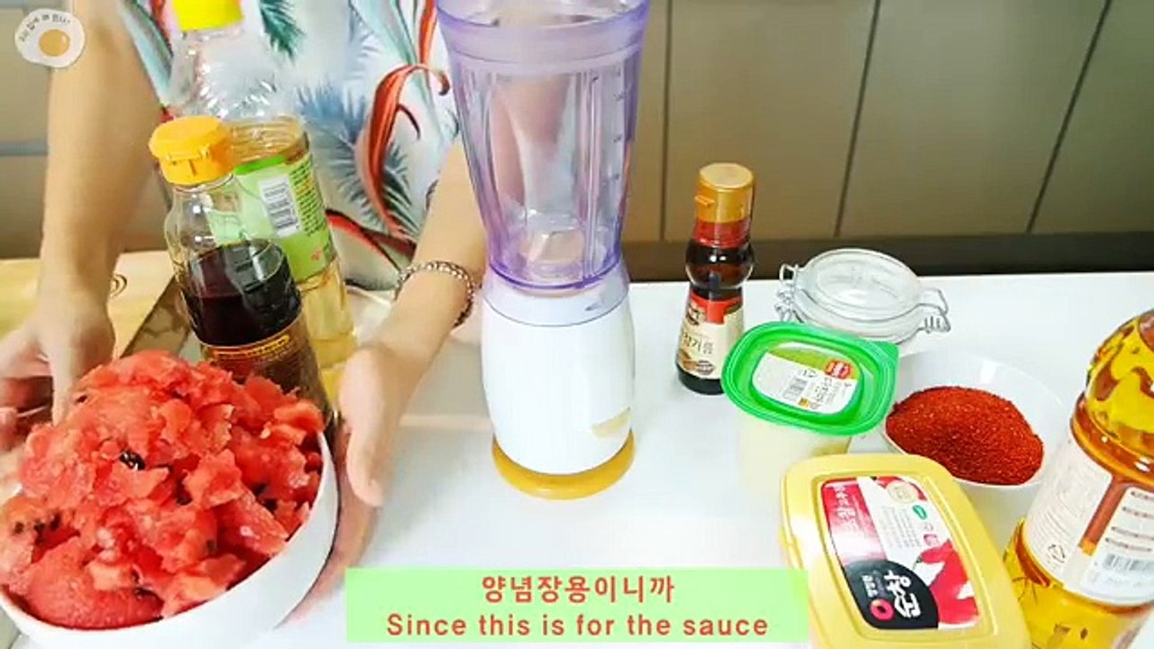 수박냉면 만들기!/Watermelon Spicy Cold Noodles!