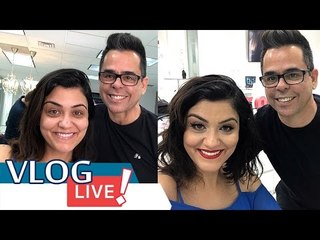 Vlog Live: Aula de AUTO MAQUIAGEM com ALCIMAR SANTANA (Boca VERMELHA e Delineado Gatinho)