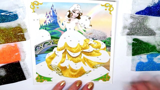 Раскрашиваем цветным песочком СКАЗОЧНЫХ ПРИНЦЕСС {Часть 1}