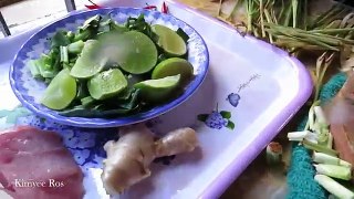 Khmer Food Cooking - How To Cook Pork With lemongrass