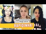 EVELYN REGLY passa NERVOSO com ESTREIA; CHAT de RENATA MEINS congestiona