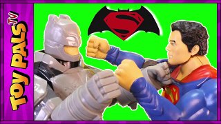 BATMAN v SUPERMAN Toys ROCK EM SOCK EM ROBOTS Toy Challenge Review from Dawn of Justice