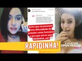 NIINA se IRRITA c/ COMENTÁRIO de FÃ: BOCA ROSA INAUGURA sua CASINHA; MANDY RECLAMA do YOUTUBE