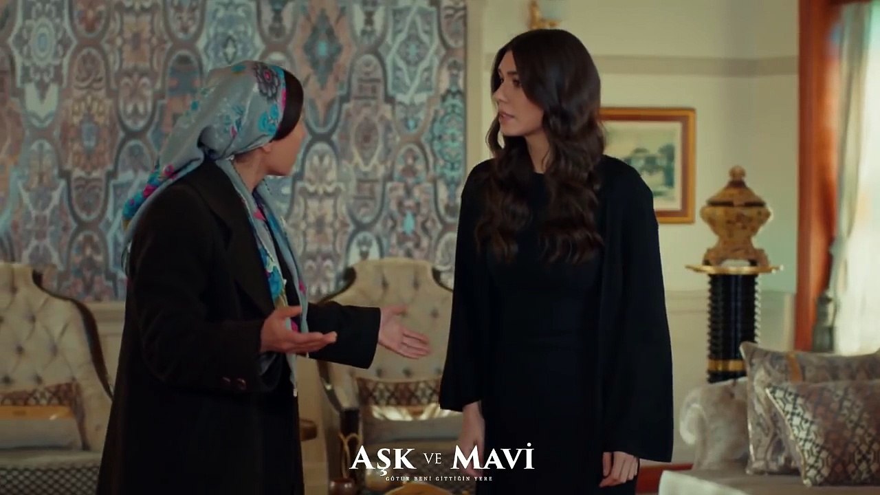 Aşk ve Mavi 61.Bölüm - Soluğu Mavi’nin yanında alan Hasibe!