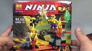 bela 닌자고 용암 폭포 콜과 슬레븐의 전투 70753 레고 짝퉁 조립 리뷰 Lego knockoff ninjago Lava Falls