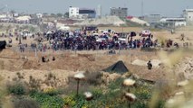 Gazze sınırındaki gösteriler - EL BUREYC