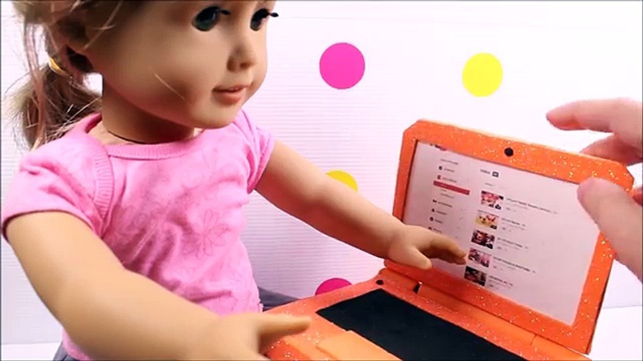 DIY AG American Girl Doll Laptop