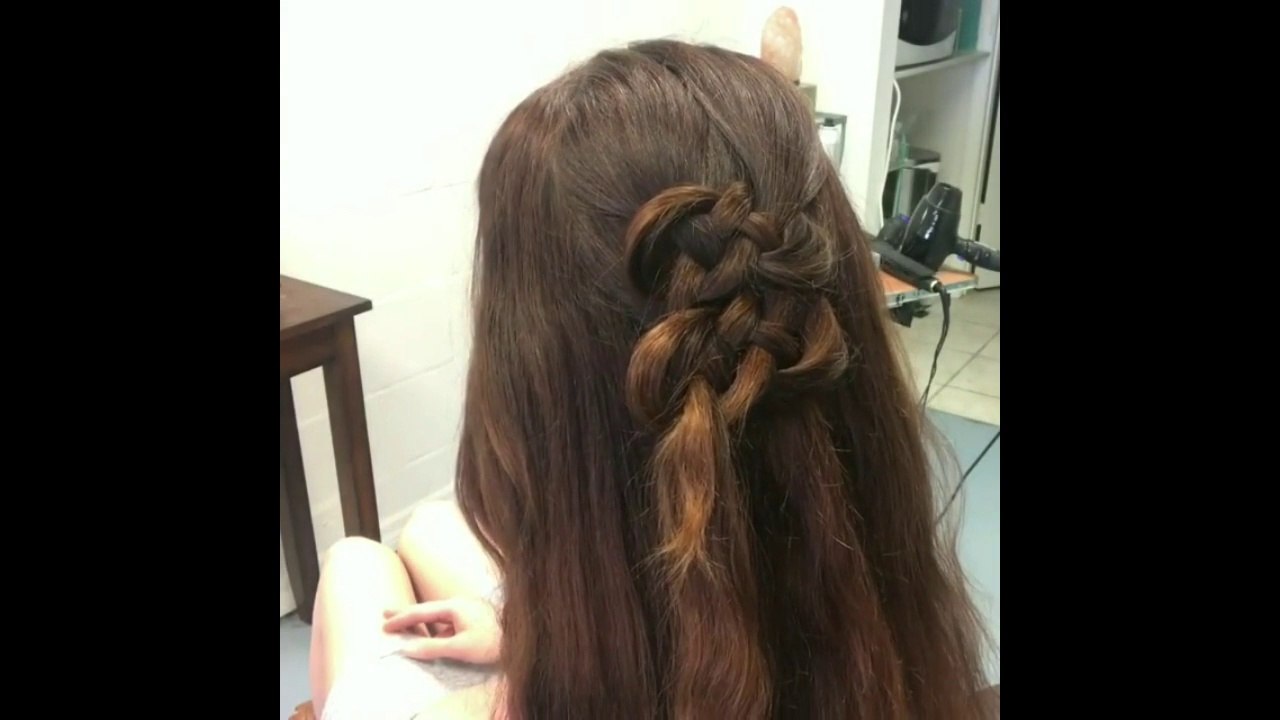 (simple and easy hairstyle step by step)=easy and simple hairstyle video#!!