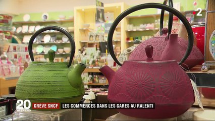 Grève SNCF : les commerces dans les gares au ralenti