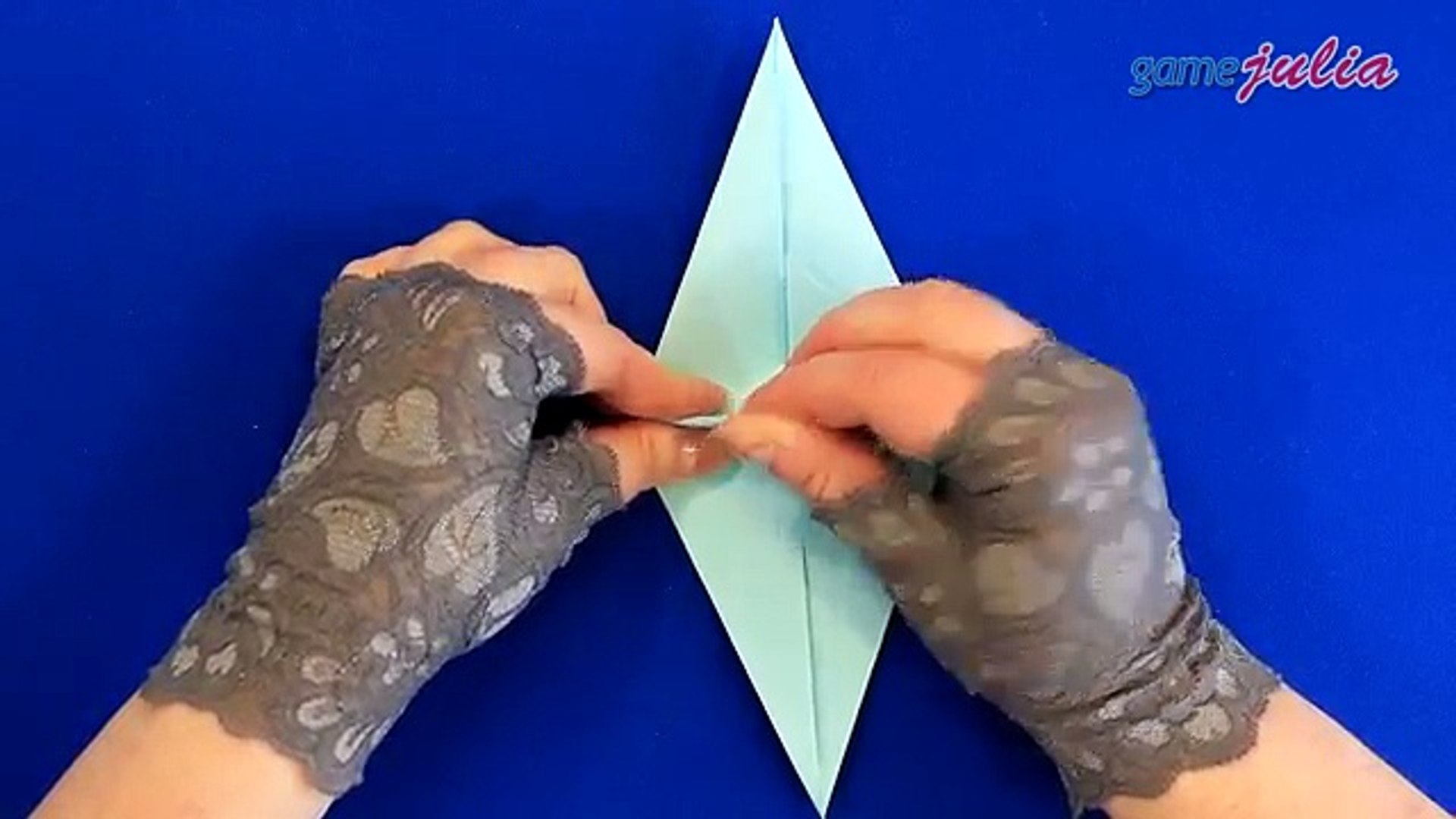 ⁣Оригами Мышка из бумаги