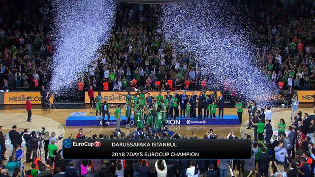 Darussafaka Istanbul celebrates 7DAYS Eurocup crown!