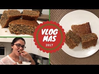 RECEITA DE BOLO DE BANANA FIT | VlogMas 2017