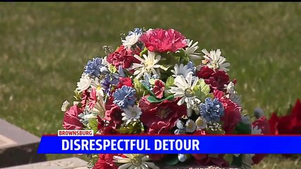 Download Video: Drivers Cut Through Cemetery to Avoid Traffic, Upsetting Mourners