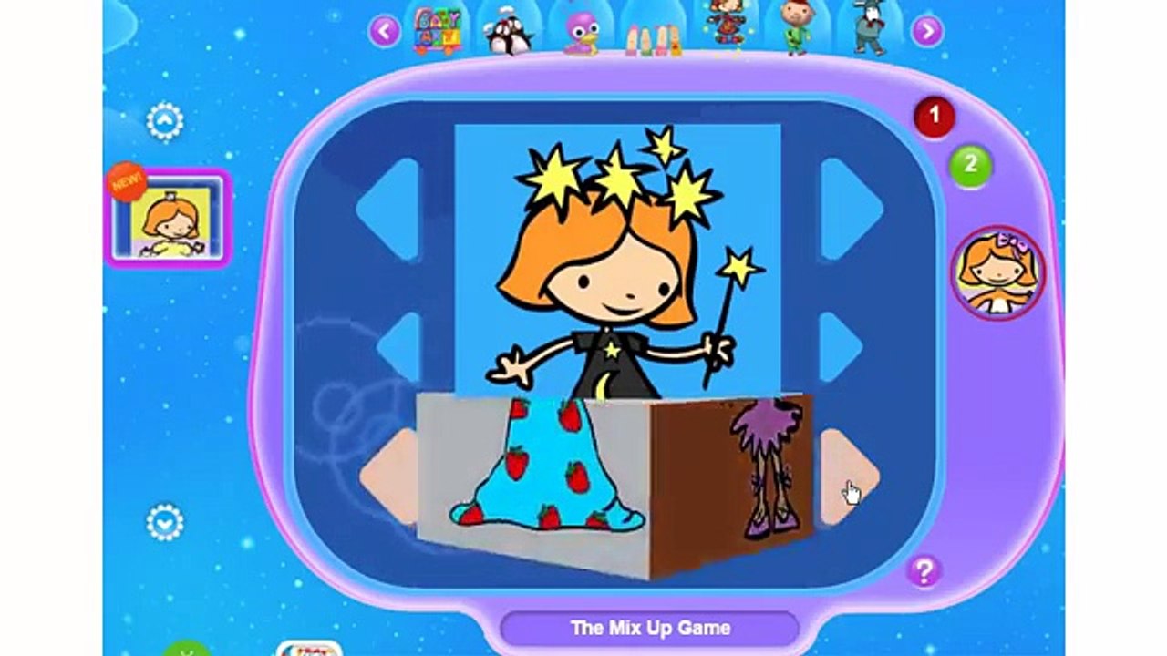Baby tv channel game-The mix up game-Dress up game for girls