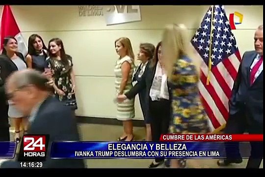 Cumbre de las Américas: Ivanka Trump deslumbró con su presencia en Lima