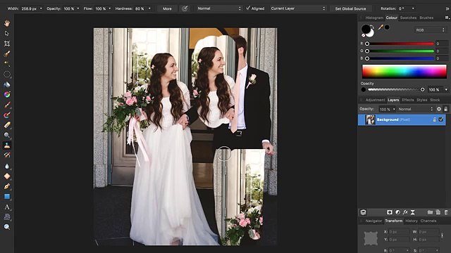 Affinity Photo - Remove Unwanted People/Objects from the Background
