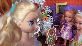 Annia and Elsia Toddlers Christmas! Playing Ornaments # 2 Toys and Dolls Stories