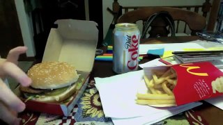 ASMR Eating Sounds - Big Mac & Fries