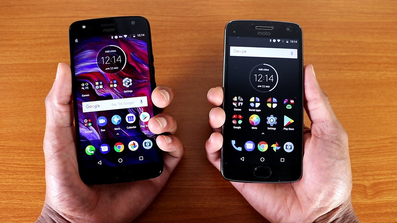 Moto G5+ Vs Moto X4 Android 8.0 Speed Test