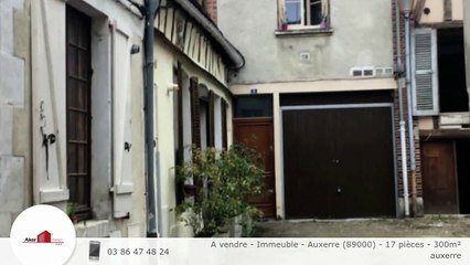 A vendre - Immeuble - Auxerre (89000) - 17 pièces - 300m²
