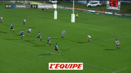 Le résumé vidéo de Strasbourg-Valence Romans - Rugby - Féd 1