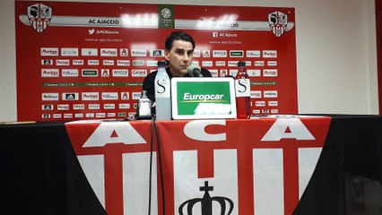 La réaction de Didier Tholot après sa première défaite avec l'ASNL (2-0 à Ajaccio)