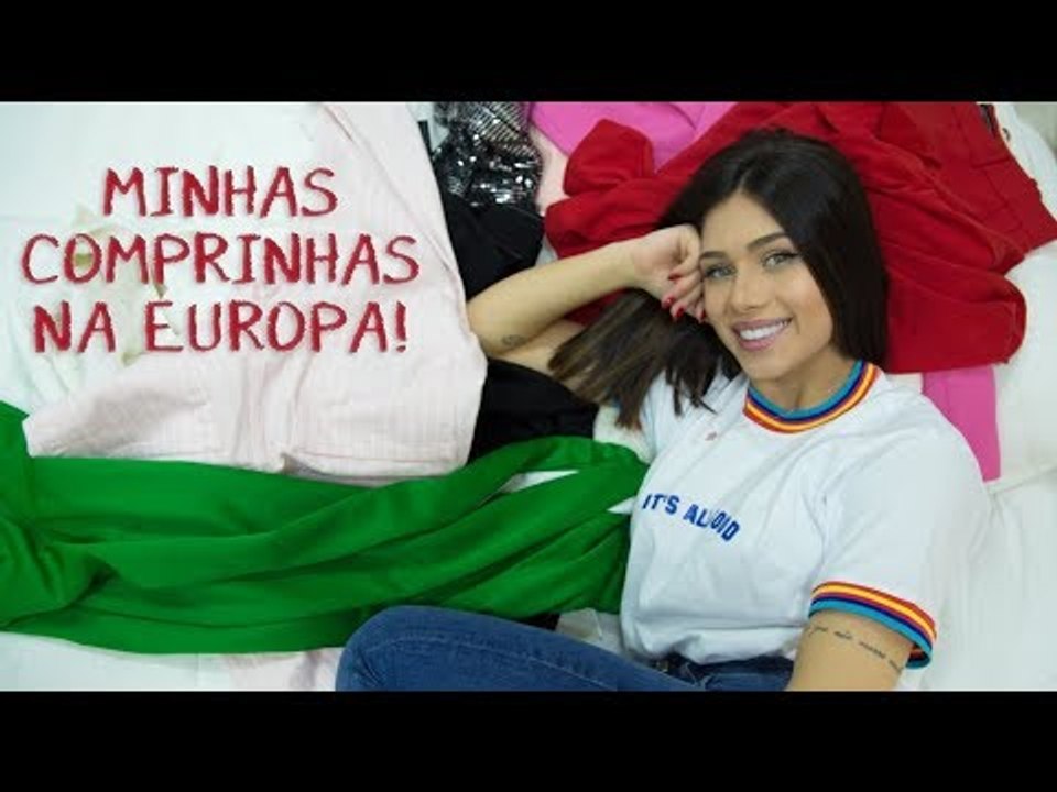 MINHAS COMPRINHAS NA EUROPA!