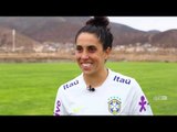 Seleção Brasileira Feminina: Bia Vaz, jogadora em 2014, auxiliar em 2018