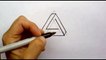 Como Se Dibuja Triángulo Imposible - Ilusión Óptica