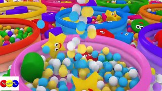 Learn Full Colors for Children and Kids with 3D Color Balls - Video tech and Preschool