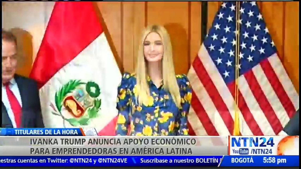 Ivanka Trump anunció 150 millones de dólares para negocios de mujeres en Latinoamérica