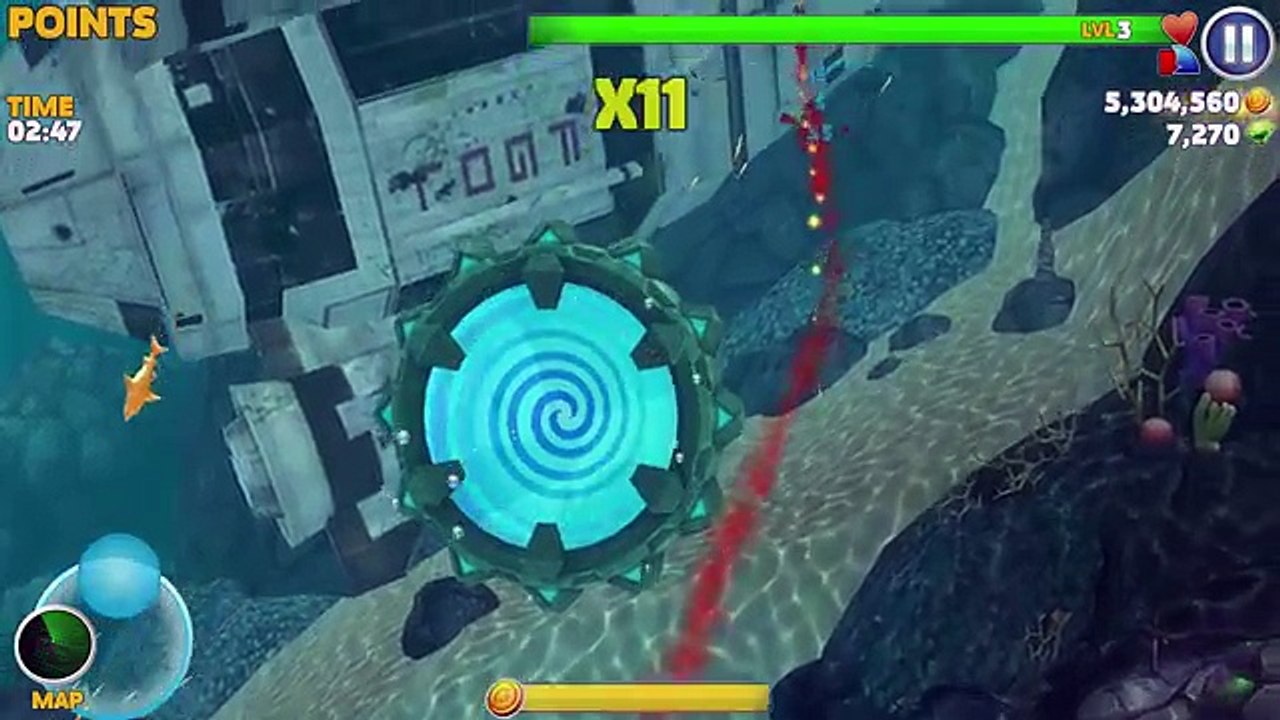 Hungry Shark Evolution - Natasha The Narwhal vs Enemy Robo Shark