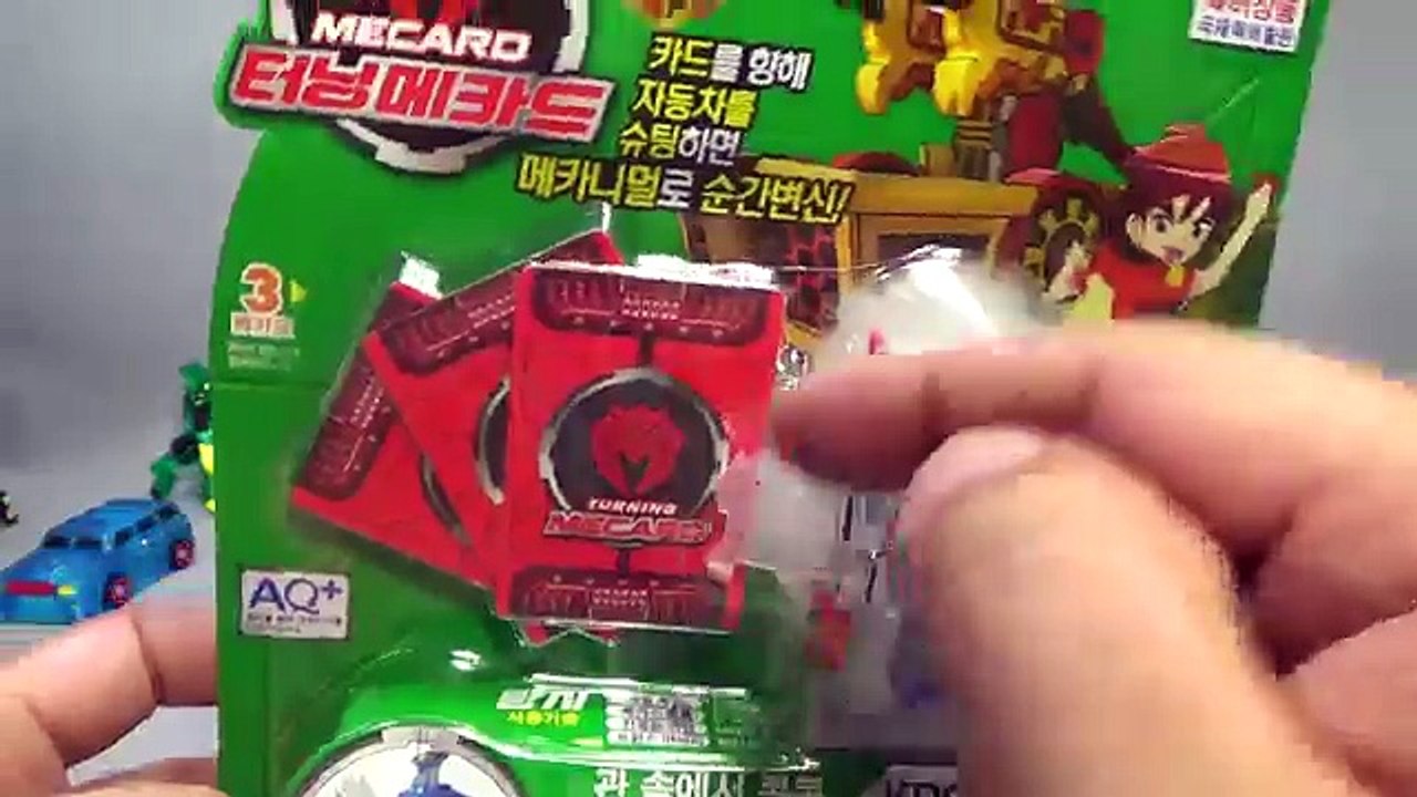 터닝메카드 캉시 화이트 버전 관 속에서 콩콩 강시, 카드 슈팅의 자동차 로봇 변신의...