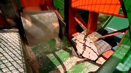 Maquinaria Impresionante Para Trocear Madera - Tecnologia Moderna
