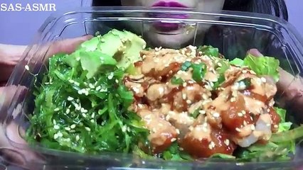 ASMR TAKOYAKI + POKE BOWL (EATING SOUNDS) | SAS-ASMR