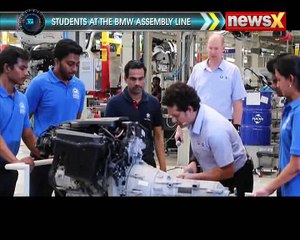 Sachin Tendulkar at BMW plant | Living Cars