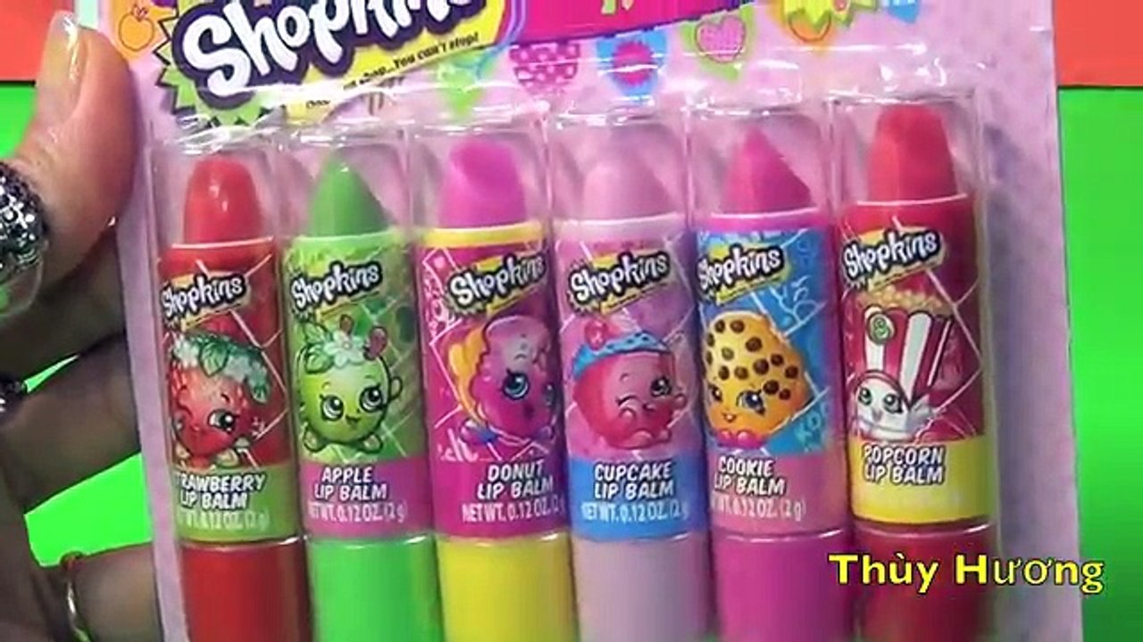 Bộ Sơn Môi Shopkins Và Sơn Móng Tay Trẻ Em Disney Frozen Nữ Hoàng Elsa Và Anna Nail Polish