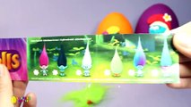 Smallest to Biggest SMURFS Play Doh Surprise Eggs - Learn Sizes with Smurfs Eggs